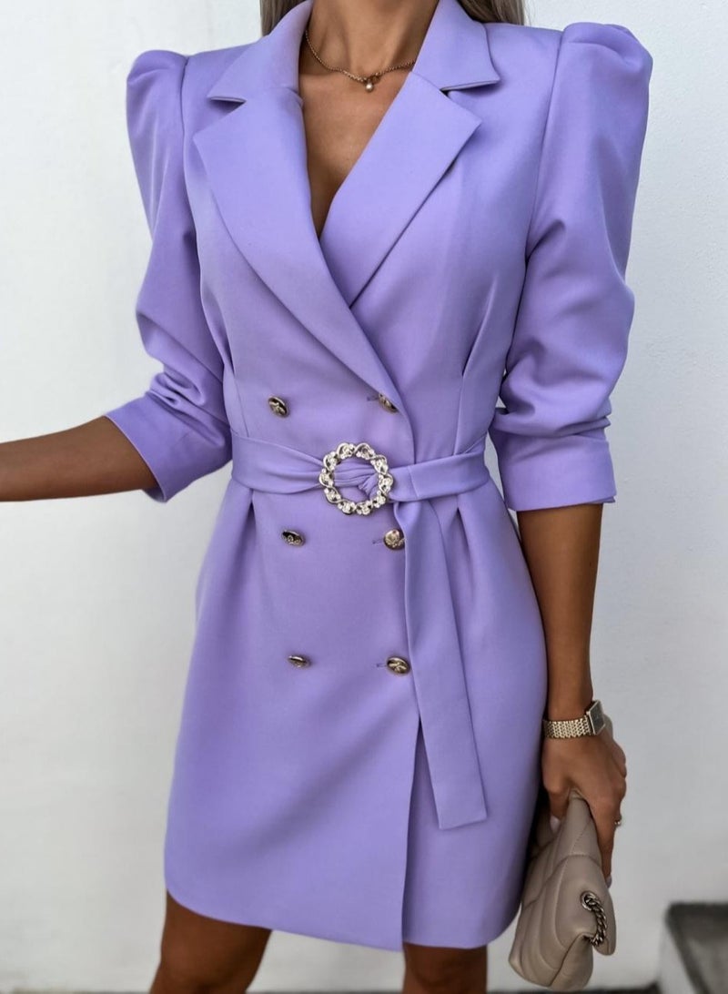 Shougu New Suit Jacket Dress With Belt  - Image 1