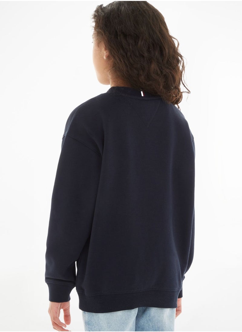 TOMMY HILFIGER - Kids Monogram Sweatshirt - Image 1