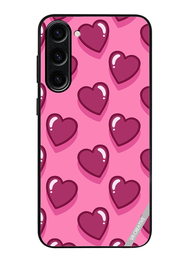 VR CREATIVE Protective Case Cover For Samsung Galaxy S24 Plus Lovely Hearts Design Multicolour - Image 1