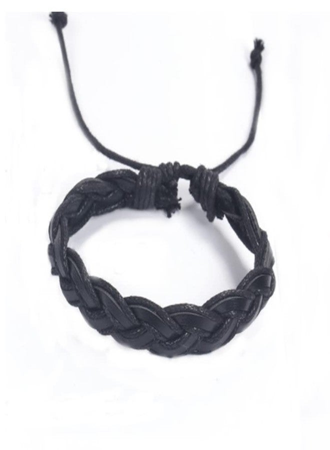 SBI Jewelry Anchor Braided Leather Wrap Bracelet Layered Beaded Bracelets Hamsa Hand Charm Bracelets - Image 5