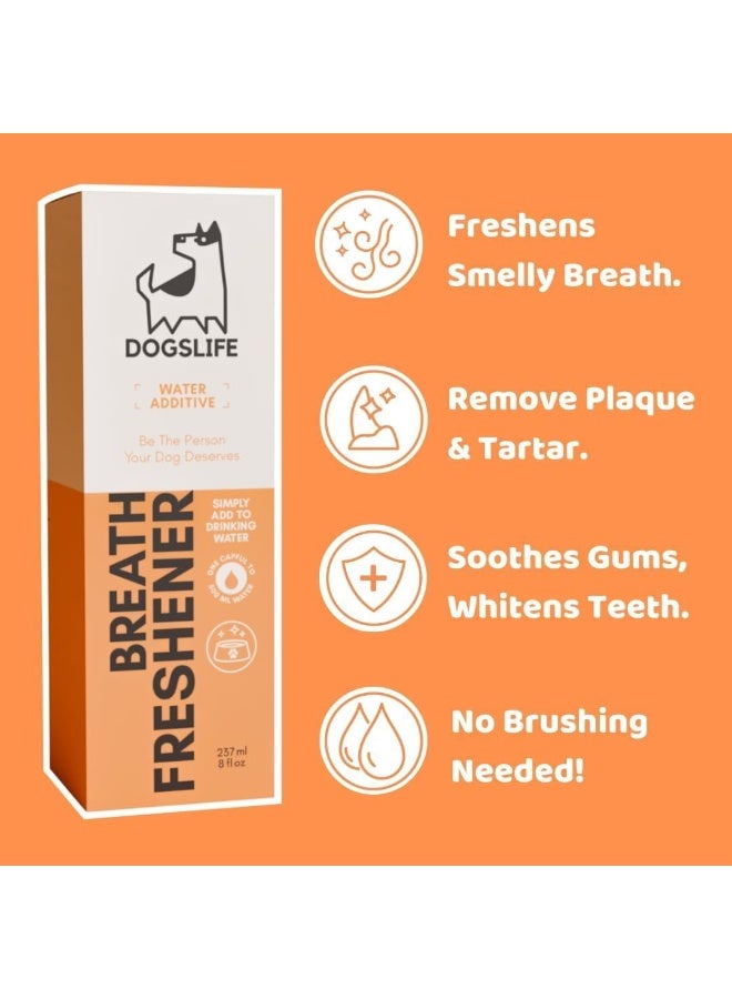 DogsLife Breath Freshener Water Additive Dog 237ml - Image 4