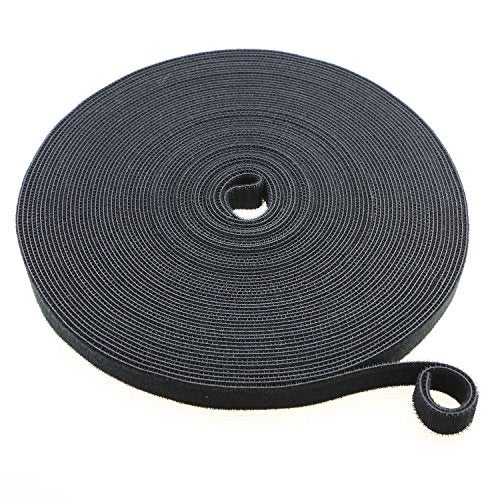 Pasow fastening tape Cable Tie Double Side Nylon Power Wire Management 3/4Inch 1 Roll Hook (25 Yards, Style 1) - Image 3
