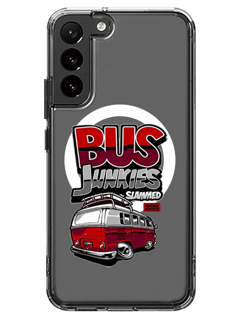 Theodor Magnetic Case for Samsung Galaxy S23 Plus 6.6-inch Compatible with MagSafe Wireless Charging, Shockproof Phone Bumper Cover Bus junkies slammed copy - Image 1