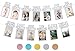 PartyHooman 1st Birthday Photo Banner for Baby from Newborn to 12 Months First Birthday Decorations Girl Monthly Milestones Garland First Photo Banner Prestrung with Frame Silver - Image 3
