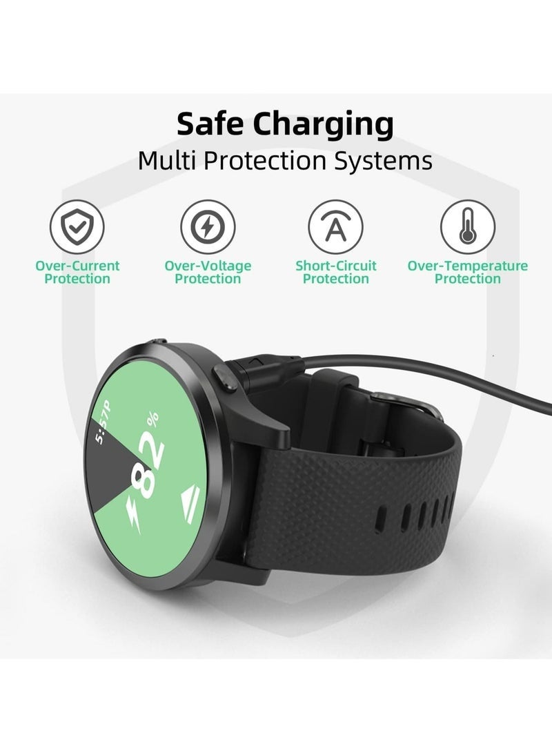 REACLOUD 1M Charging Cable for Garmin Vivoactive 5 4 4S 3, Fenix 7 7S 7X 6 6S Pro 5 5S 5X Plus, Forerunner 935 945 55 245 45 45S S40 S42 S60,Vivomove,Vivosport,Venu sq/Instinct 2 2S (Type C) - Image 5