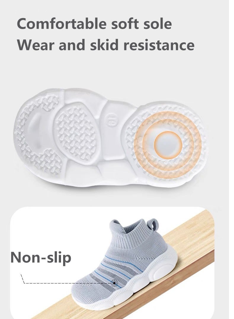 Trainers for Infant Toddler Boys Girls Shoes Breathable Mesh Soft Sole Lightweight Safer Non-Slip Toddler Sneakers Baby First Walking Shoes 6 - 36 Months  - Image 4