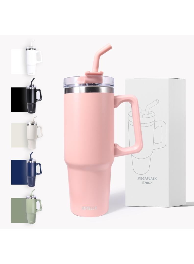 بوتيلا ميجا فلاسك ٩٠٠ مل XL - زجاجة ماء كبيرة جدًا معزولة من الفولاذ المقاوم للصدأ | مانعة للتسرب، للاستخدام الخارجي والرياضي - Image 1