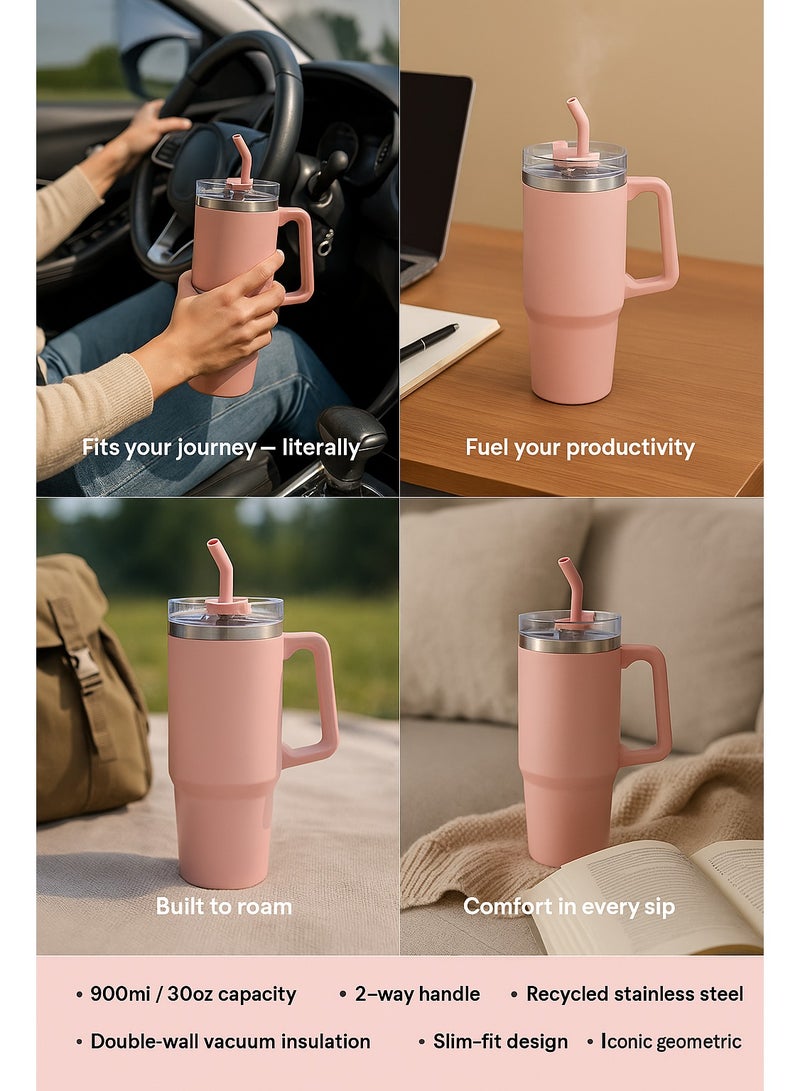 بوتيلا ميجا فلاسك ٩٠٠ مل XL - زجاجة ماء كبيرة جدًا معزولة من الفولاذ المقاوم للصدأ | مانعة للتسرب، للاستخدام الخارجي والرياضي - Image 5