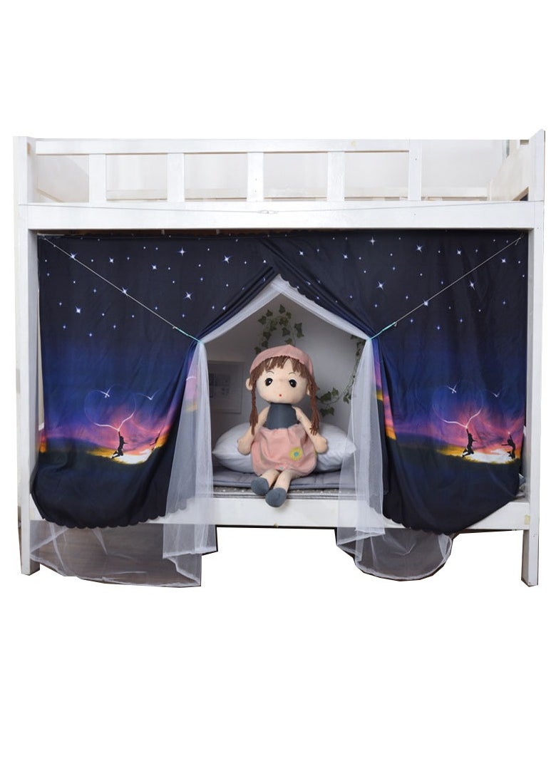 Y&D Artistic Cartoon Designed Lower Deck Curtain Cotton Blend  - Image 1