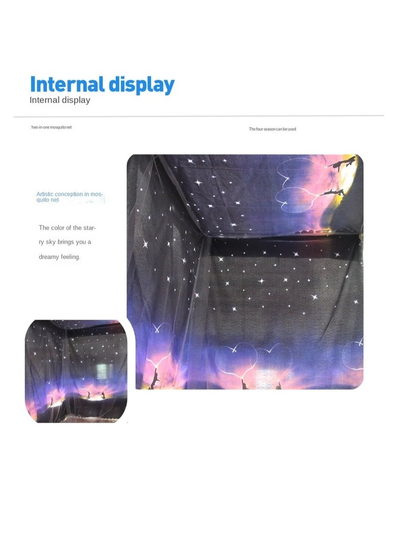 Y&D Artistic Cartoon Designed Lower Deck Curtain Cotton Blend  - Image 4