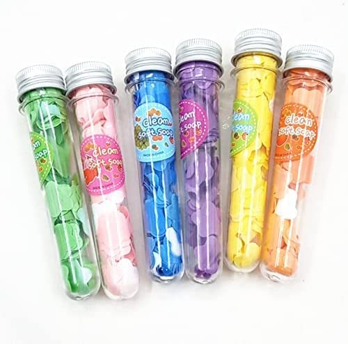 WOX MOX Mini Soap Paper Sheet Flower Shape Disposable Scented Slice for Travel pack of 2 2 - Image 1