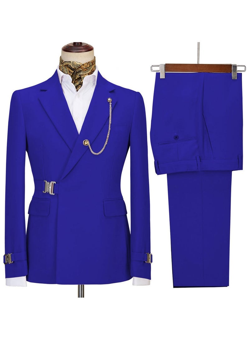 KUYING New Fashionable Men's Two-Piece Suit Set  - Image 1