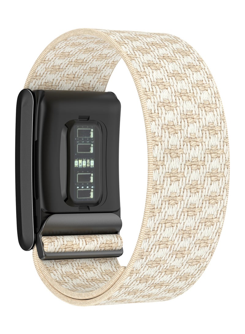 RinGinG Breathable Cashmere-Elastic Wristband for Whoop 4.0 – Durable adjustable woven strap with cashmere-nylon blend, engineered for round-the-clock wear during sleep monitoring, gym workouts, and activity tracking. Combines moisture-wicking comfort and strap adjustability for seamless band replacement. Tool-free installation - Image 2