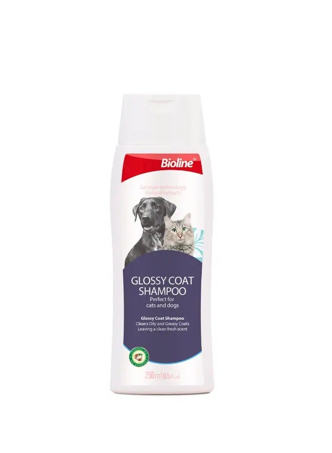 BIOLINE GLOSSY COAT SHAMPOO PERFECT FOR CATS AND DOGS