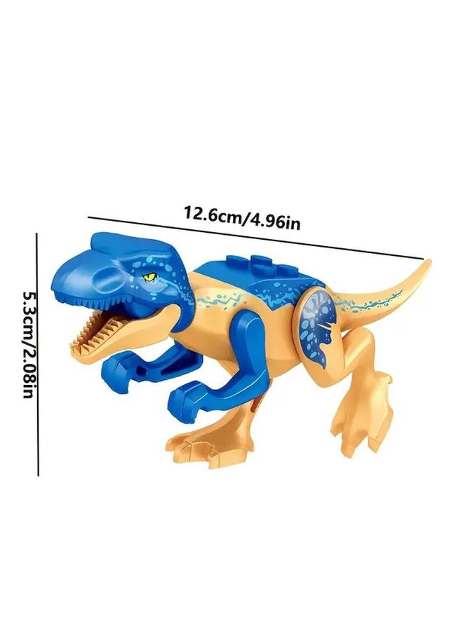 Tyrannosaurus Rex Blue Dinosaur Building Blocks Toy For Logical Thinking Training - Image 4