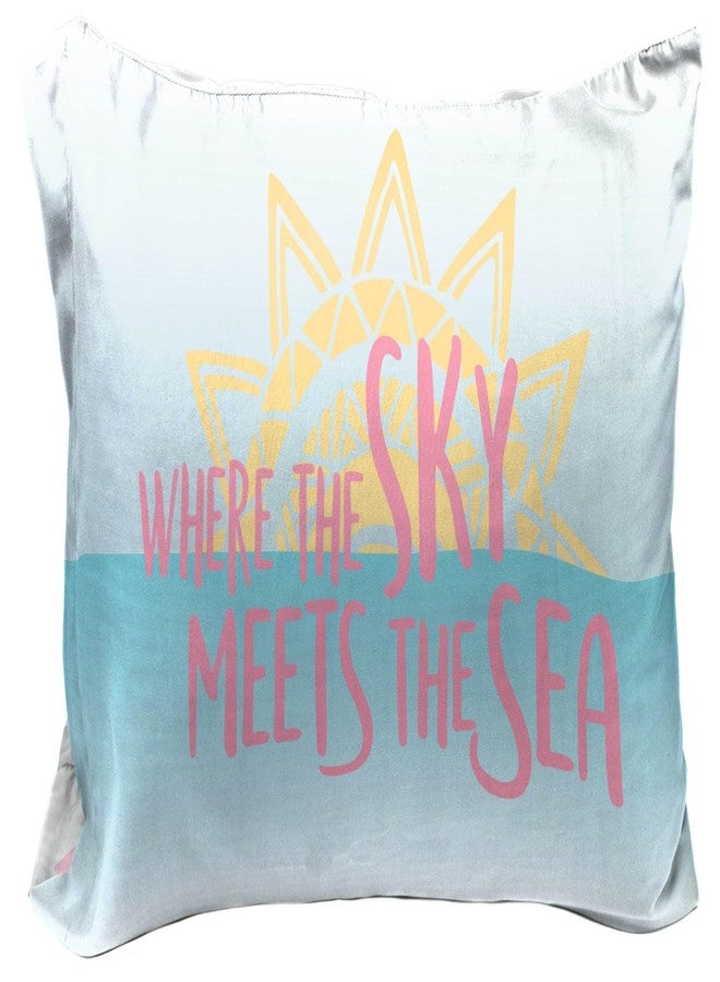 Jay Franco Disney Moana 1 Pack Reversible Pillowcase - Tropical Patchwork Double Sided Pillow Cover - Features Pua, Kids Super Soft Bedding - Image 2