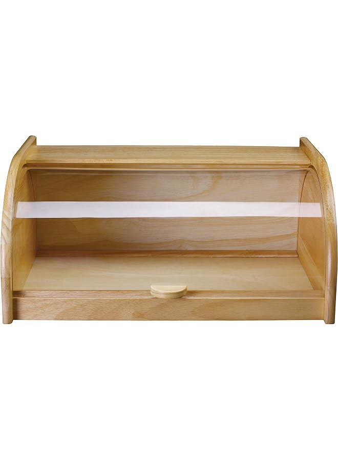 BILLI Wooden Bread Box With Sliding Acrylic Lid Wp 776 - Image 1