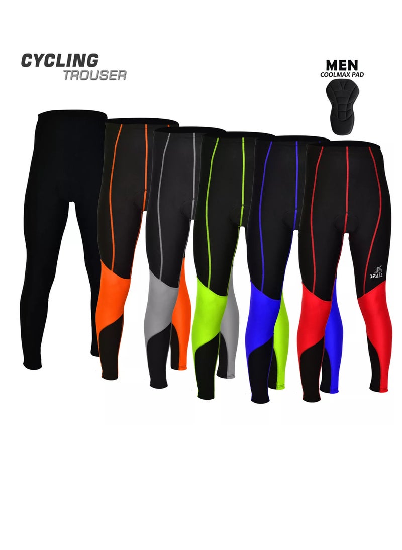 Spall Men'S Long Cycling Pants Trouser Bike Pants Tights Legging With 4D Sponge Padded - Image 2