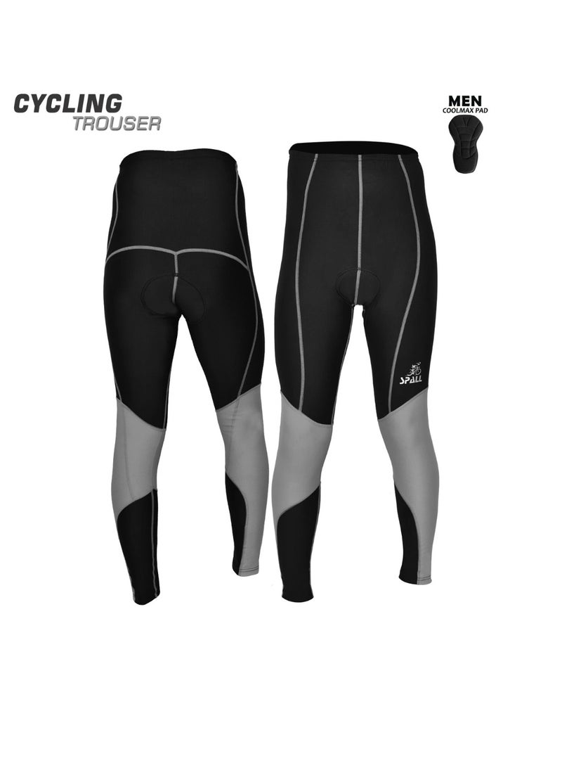 Spall Men'S Long Cycling Pants Trouser Bike Pants Tights Legging With 4D Sponge Padded - Image 1