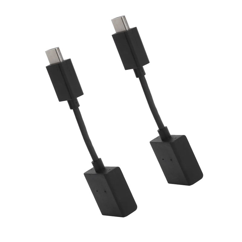 4K HDMI ذكر إلى أنثى كابل تمديد 2 قطعة أسود متين عالي السرعة للفيديو والصوت - Image 4