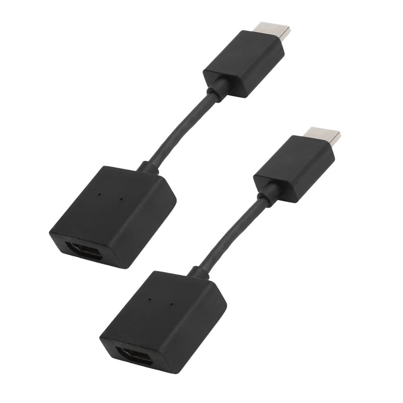 4K HDMI ذكر إلى أنثى كابل تمديد 2 قطعة أسود متين عالي السرعة للفيديو والصوت - Image 3
