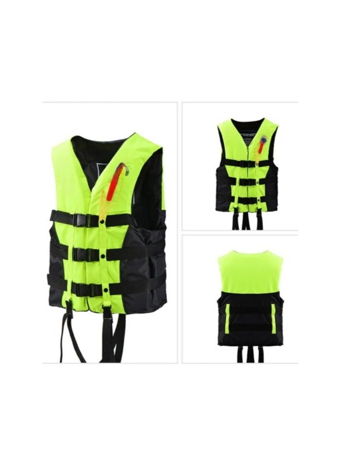 REBENUO Swimming jacket, latest model, safety jackets, size XXL (phosphorus) - Image 4