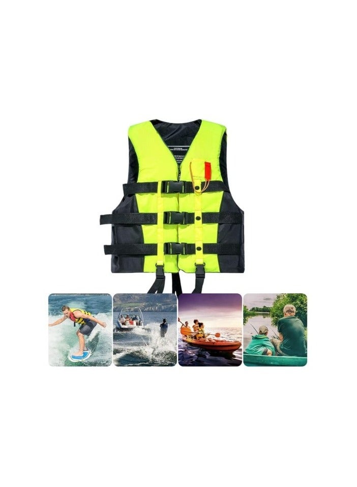 REBENUO Swimming jacket, latest model, safety jackets, size XXL (phosphorus) - Image 5