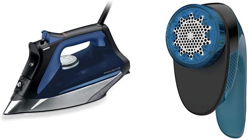 Rowenta Pro Master Steam Iron and Portable Lint Remover Bundle - Image 1