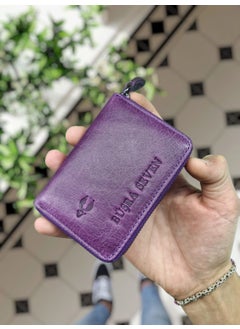 VISSO 661 Zippered Credit Card Holder Model Genuine Leather Bag Personalized Card Holder Wallet For Men & Women  - Image 4