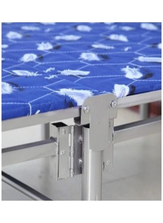 SMART HOME - Foldable and adjustable single bed, heavy duty, with a metal steel bed frame and settings without tools, size 90 * 190cm - Image 1