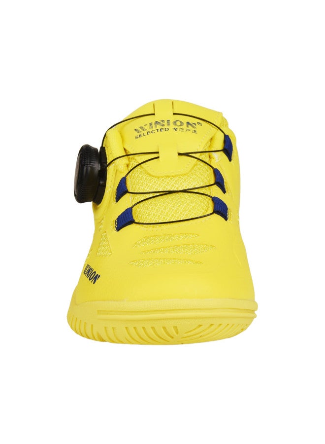 Winion Selected Table Tennis Shoes For Kids Boys Girls Journey Twist Buckle Professional Non-slip Wear-resistant Training Shoes Mango Yellow Size 31 - Image 2
