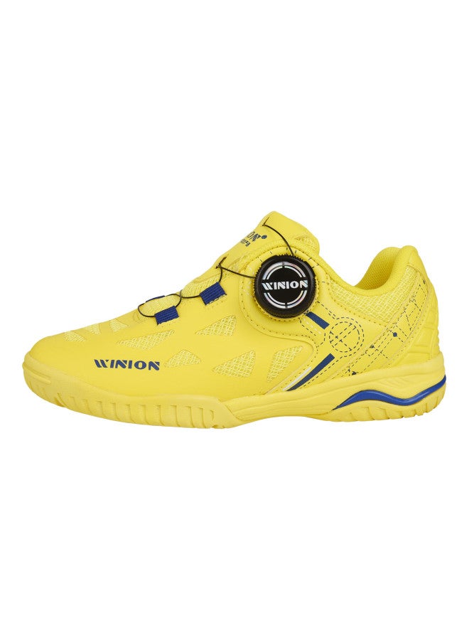 Winion Selected Table Tennis Shoes For Kids Boys Girls Journey Twist Buckle Professional Non-slip Wear-resistant Training Shoes Mango Yellow Size 31 - Image 1