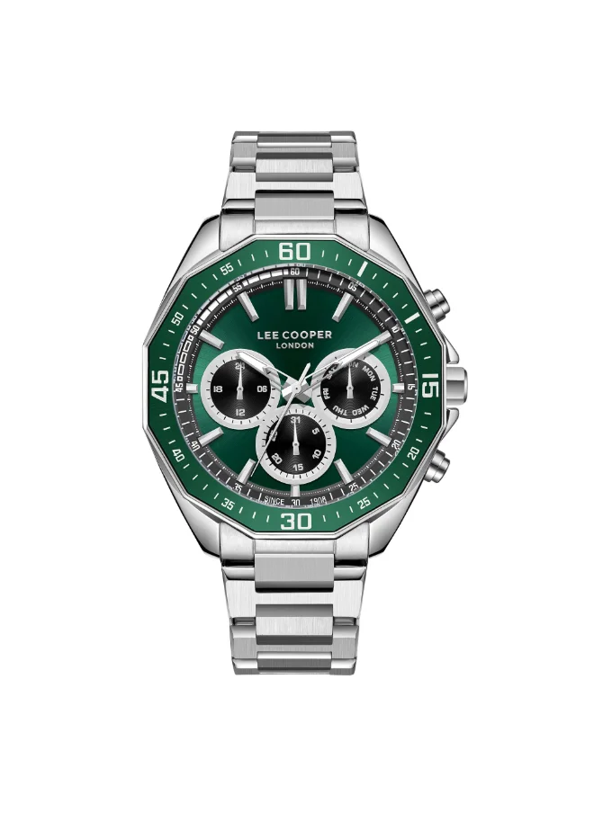 لي كوبر LEE COOPER Men Multi Function Green Smart Watch - LC08021.370