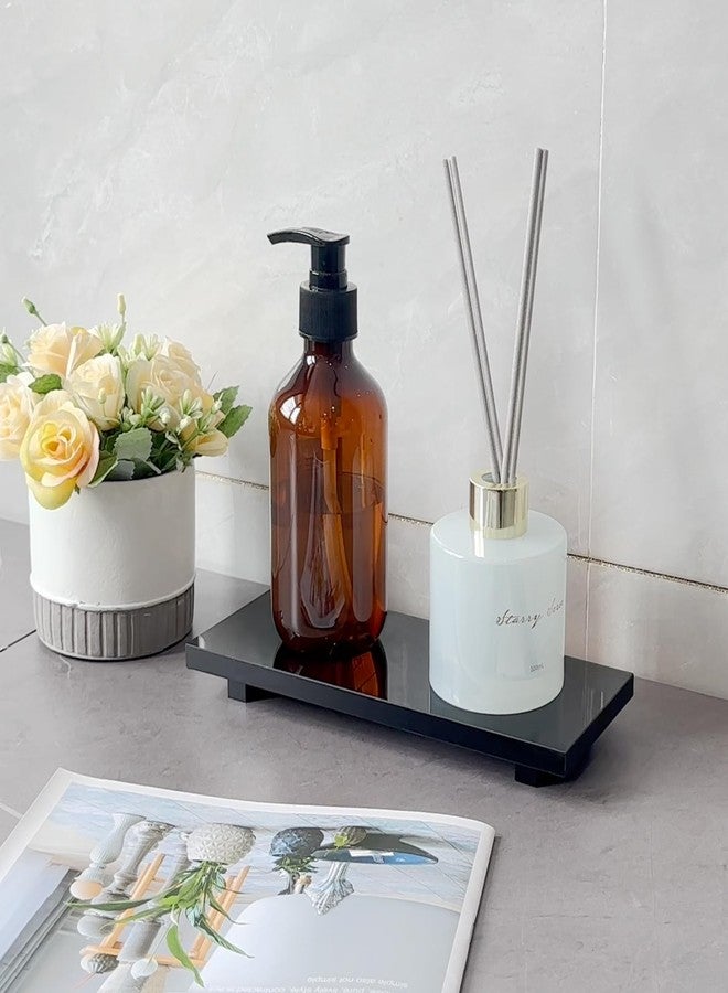 Bigfety Pedestal Soap Stand Riser Counter, Kitchen Bathroom Soap Tray, Black - Image 5