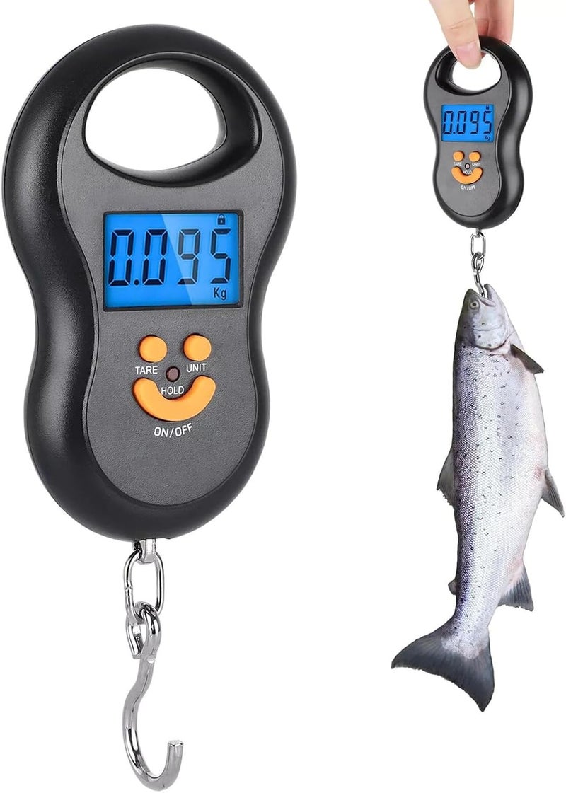 Excefore Handheld Digital Luggage Scale with Hook, 110 Lb/50 Kg Capacity - Image 1