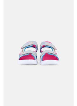 SKECHERS Kids Girl Flex Splash Vibrant Mood Velcro Closure Sandals, Multicolor  - Image 3
