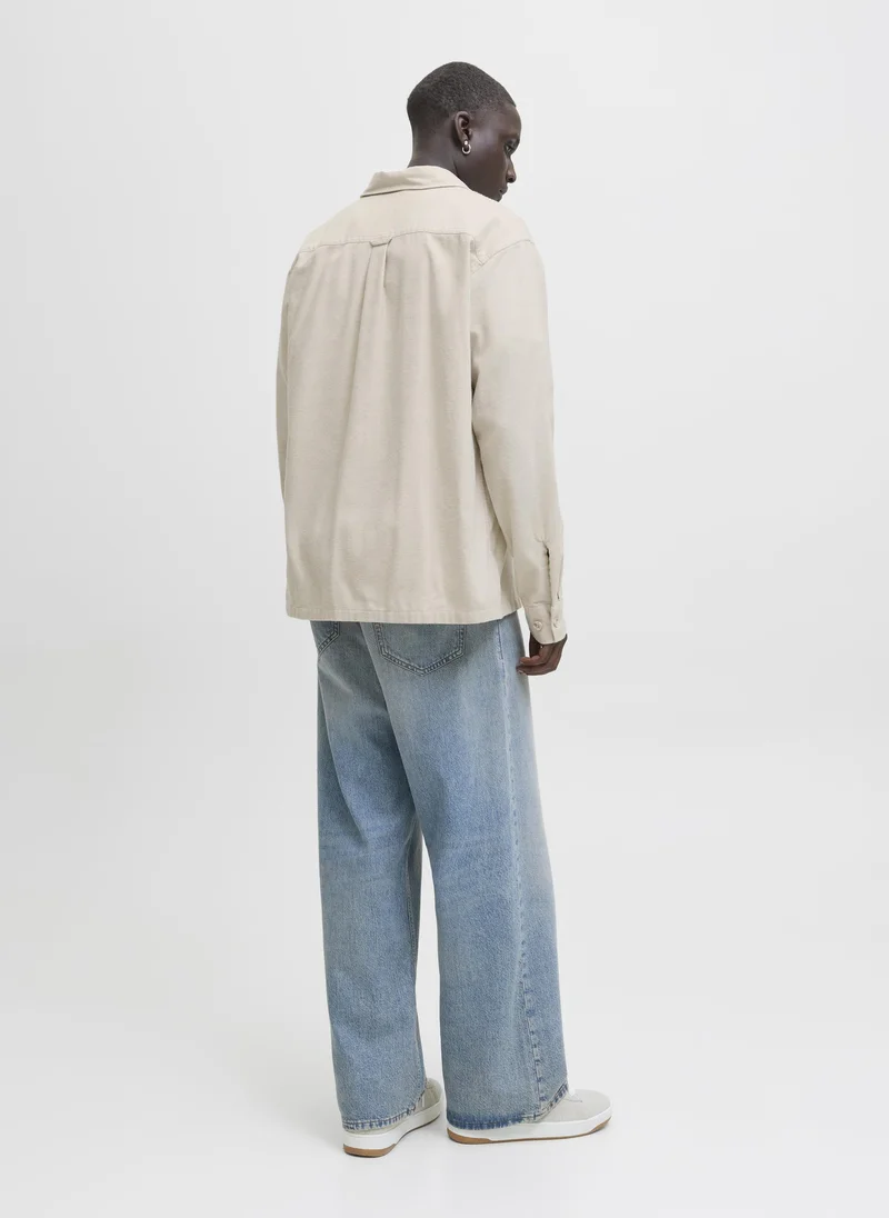 جاك اند جونز Casual Long Sleeve Over Shirt