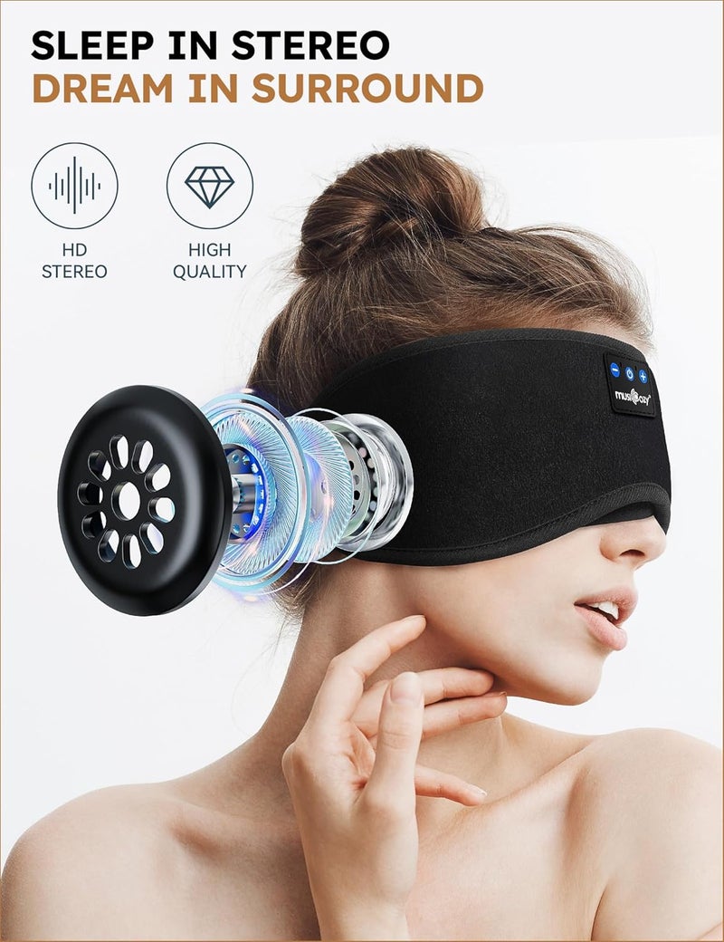 Bluetooth Sleep Headphones Eye Mask with HD Speakers - Image 4