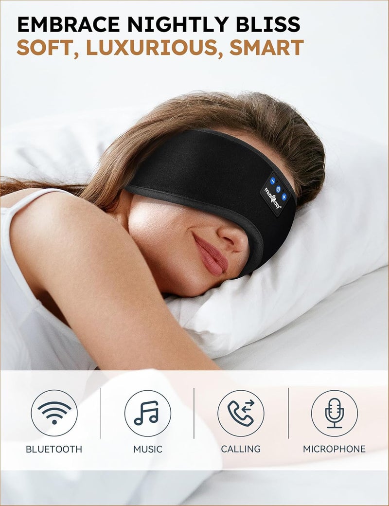Bluetooth Sleep Headphones Eye Mask with HD Speakers - Image 2