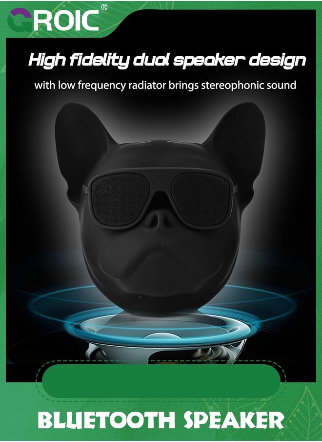 GROIC Dog Shaped Speaker Wireless Portable Speaker, Portable Dog Shaped Stereo Sound Music Player Wireless Speaker, Cool Artistic Stereo Decorative Speaker Crystal Clear Stereo Sound  - Image 3