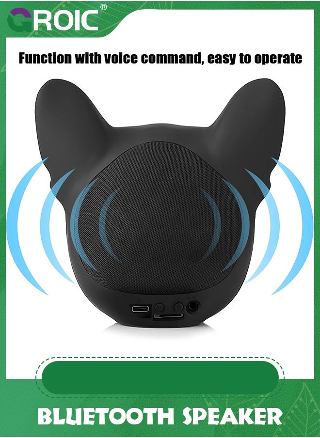 GROIC Dog Shaped Speaker Wireless Portable Speaker, Portable Dog Shaped Stereo Sound Music Player Wireless Speaker, Cool Artistic Stereo Decorative Speaker Crystal Clear Stereo Sound  - Image 4