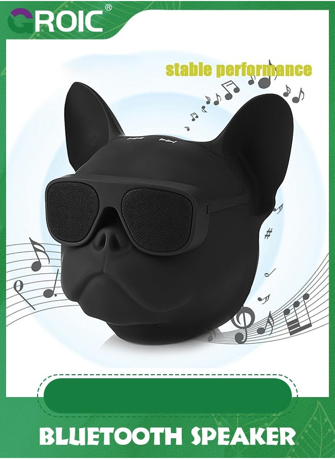 GROIC Dog Shaped Speaker Wireless Portable Speaker, Portable Dog Shaped Stereo Sound Music Player Wireless Speaker, Cool Artistic Stereo Decorative Speaker Crystal Clear Stereo Sound  - Image 1