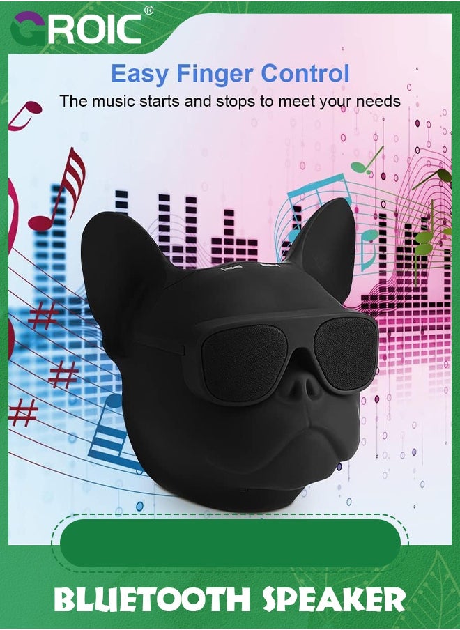 GROIC Dog Shaped Speaker Wireless Portable Speaker, Portable Dog Shaped Stereo Sound Music Player Wireless Speaker, Cool Artistic Stereo Decorative Speaker Crystal Clear Stereo Sound  - Image 5