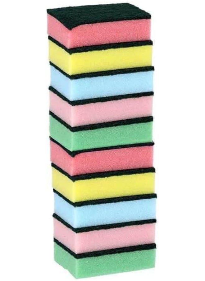 SAQOWARE 12 pcs Dish Cleaning Sponges, Assorted  - Image 1
