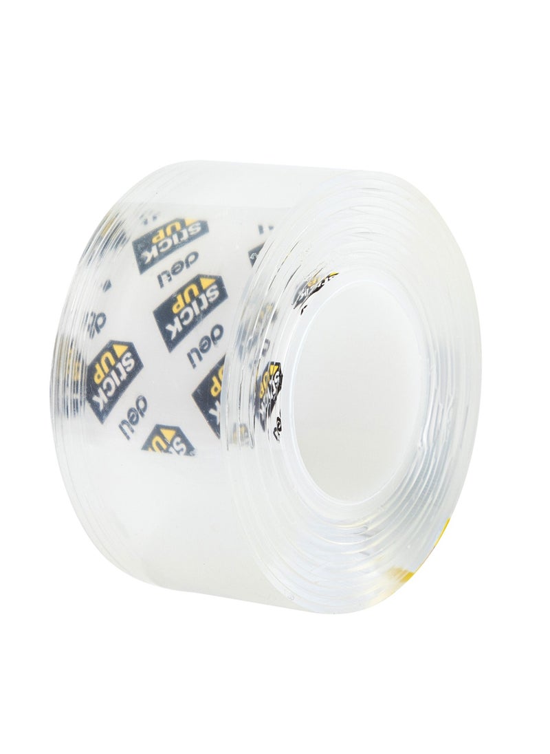 Deli Double Sided Clear Mounting Tape 1 Inch Width  - Image 3
