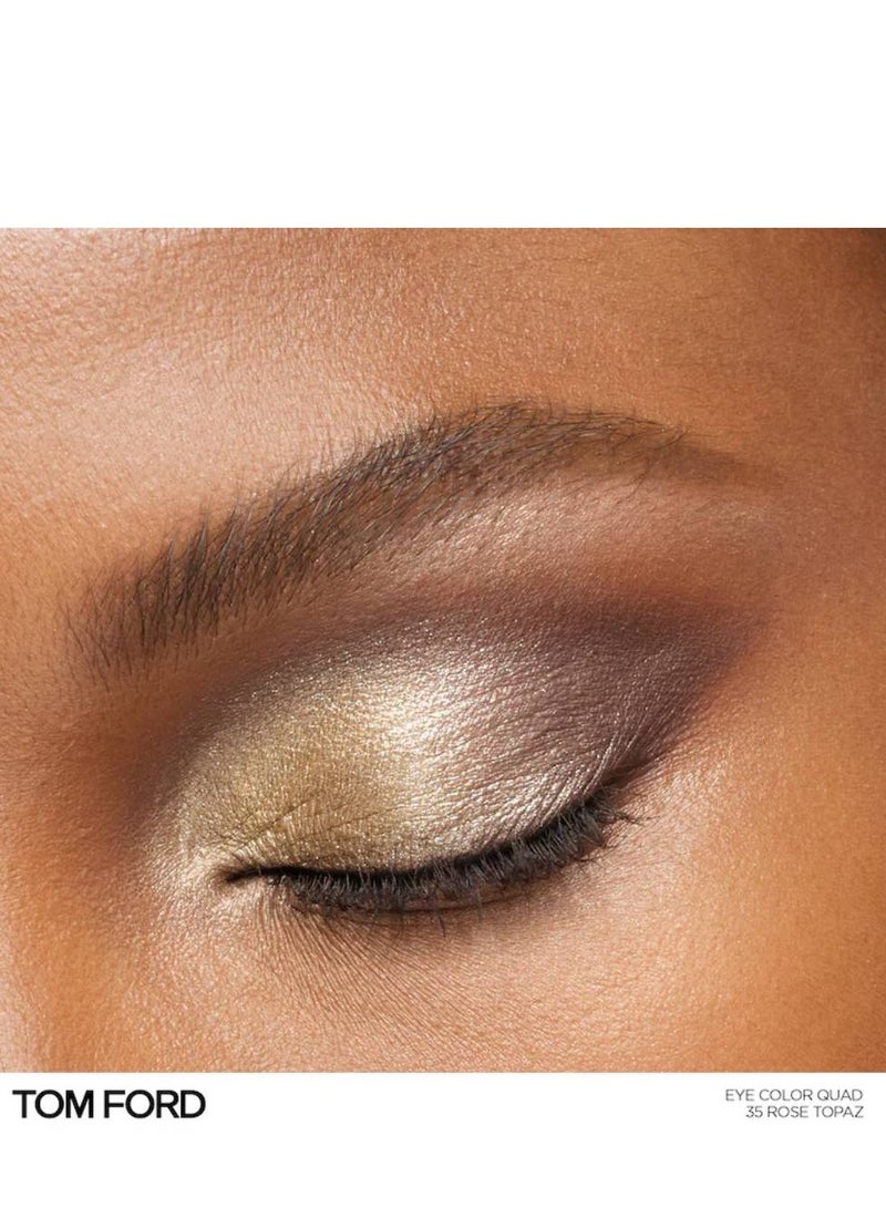 TOM FORD Eye Color Quad Eyeshadow Palette, 35 Rose Topaz - Image 2
