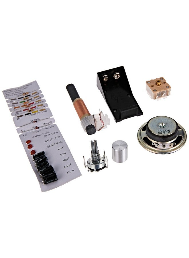 Elenco Two Ic Am Radio Kit | Solder | Great Stem Project | Soldering Required - Image 2