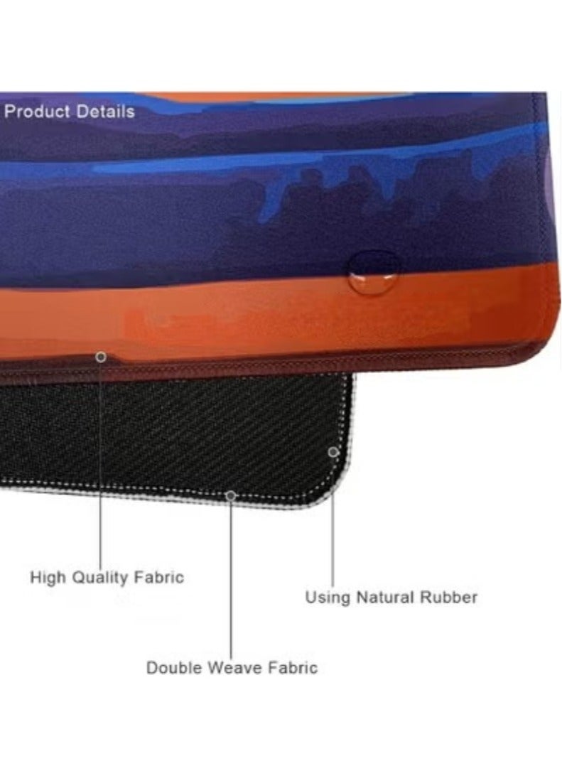 Large Mouse Pad 900*400mm Size Gaming Mouse Pad Stitched Edges Waterproof Non-Slip Rubber Base Mousepad Great for Laptop Computer & PC - Image 4
