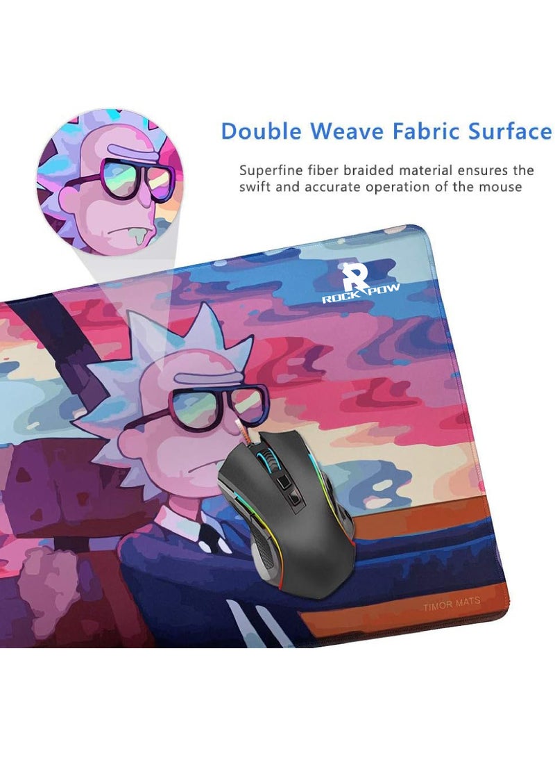 Large Mouse Pad 900*400mm Size Gaming Mouse Pad Stitched Edges Waterproof Non-Slip Rubber Base Mousepad Great for Laptop Computer & PC - Image 5