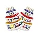 BIEUFBJI 2pcs Happy Birthday Balloon Big 41 Foil Inflated Mylar Balloons for Birthday Party Supplies Baby Shower Decorations - Image 3